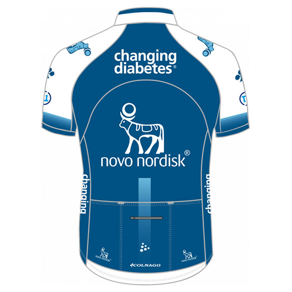 2017 Maglia Novo Nordisk blu